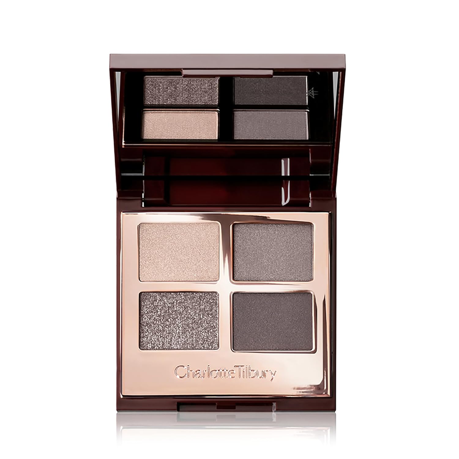 Charlotte Tilbury Luxury Palette Eyeshadow - Shimmer, Metallic & Satin Matte Eyeshadow Quad with a Rich Powder Formula - Includes 4 Complementary Shades