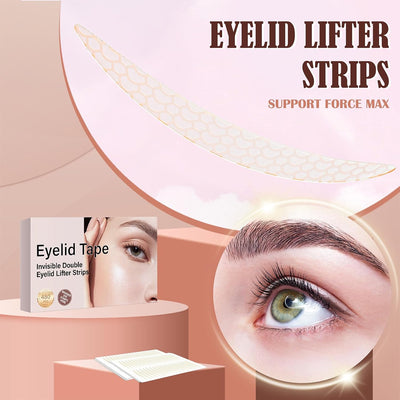 Eyelid Tape, Eyelid Lifter Strips, Eyelid Tape for Hooded Eyes Invisible, Instant Surgery-Free Eye Lift for Uneven or Single Eyelids, Say Goodbye to the Hood, Sagging Eyelids - 480Count