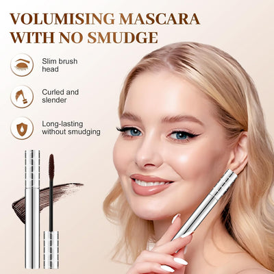 Mascara for Older Women 60 Plus, 2025 New Mascara Volume and Length for Mature Women with Thinning Lashes, Non Clumping Waterproof Long Wear (Black)