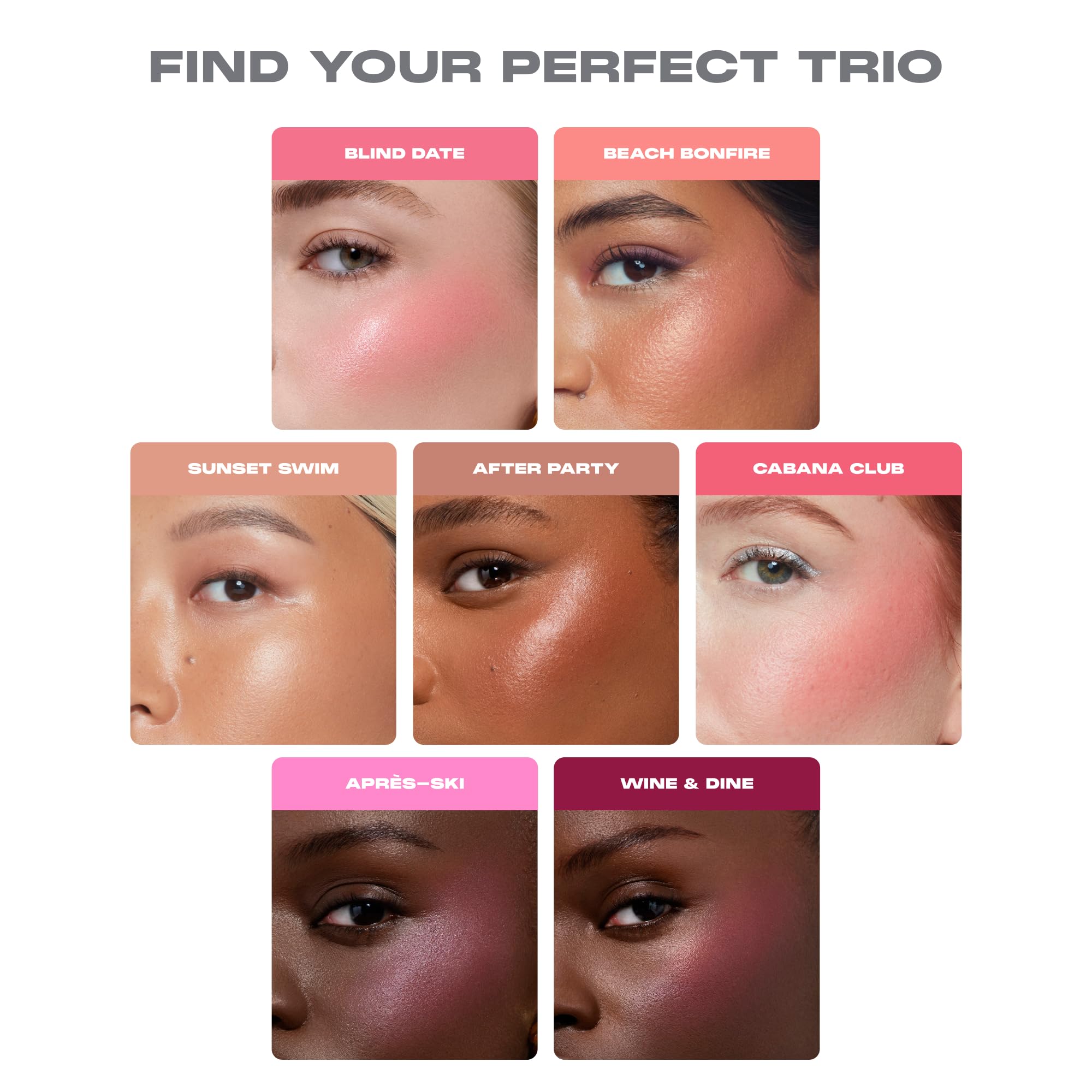 MORPHE Cheek Thrills Multi-Finish Face Trio After Party (0.38 oz)