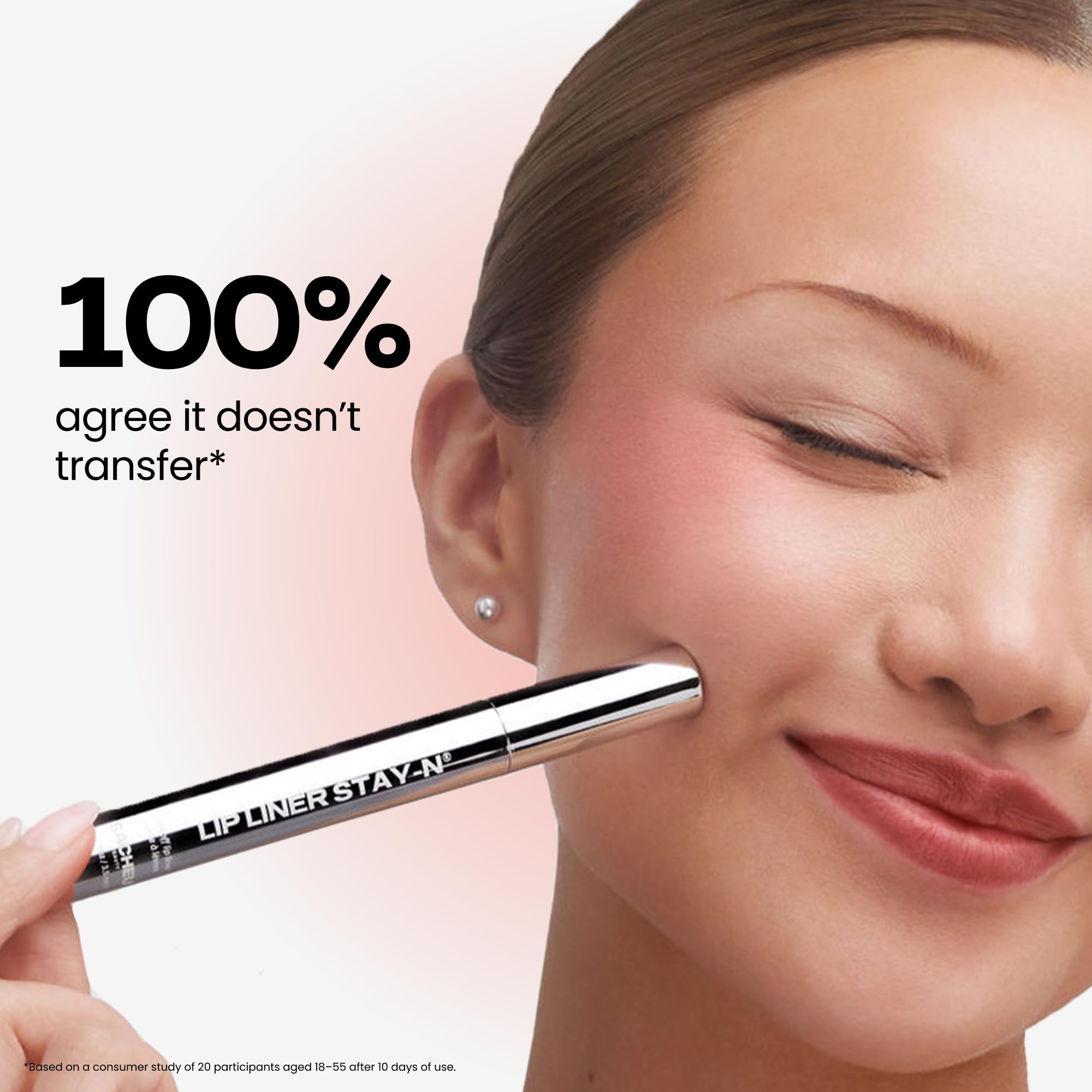 Sacheu Lip Liner STAY-N Peel Off Lip Stain — Long Lasting Waterproof Lip Tint with Hyaluronic Acid & Vitamin E — Transfer Proof Matte Finish, Vegan & Cruelty-Free (HEY-zel)