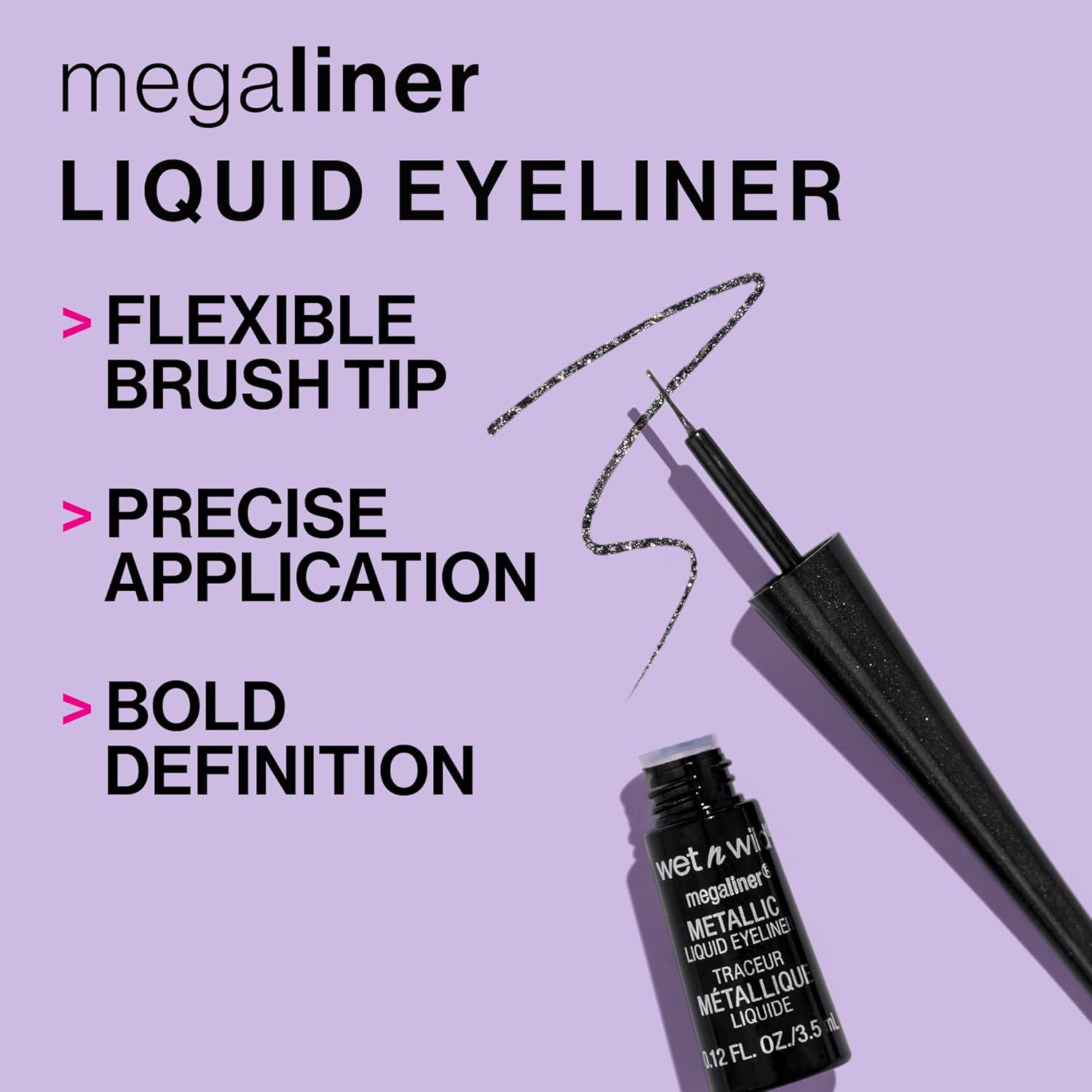 wet n wild MegaLiner Liquid Eyeliner - Black