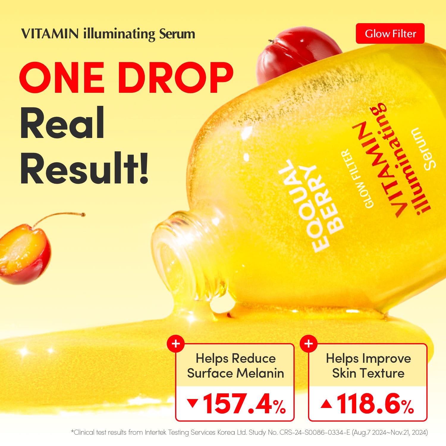 EQQUALBERRY Vitamin Illuminating Serum | Niacinamide 4% & TXA | Brightening Vitamin C Serum for Face Glow with Hyaluronic Acid | Dark Spot & Uneven Tone Care | Korean Skincare, 1.01 fl oz