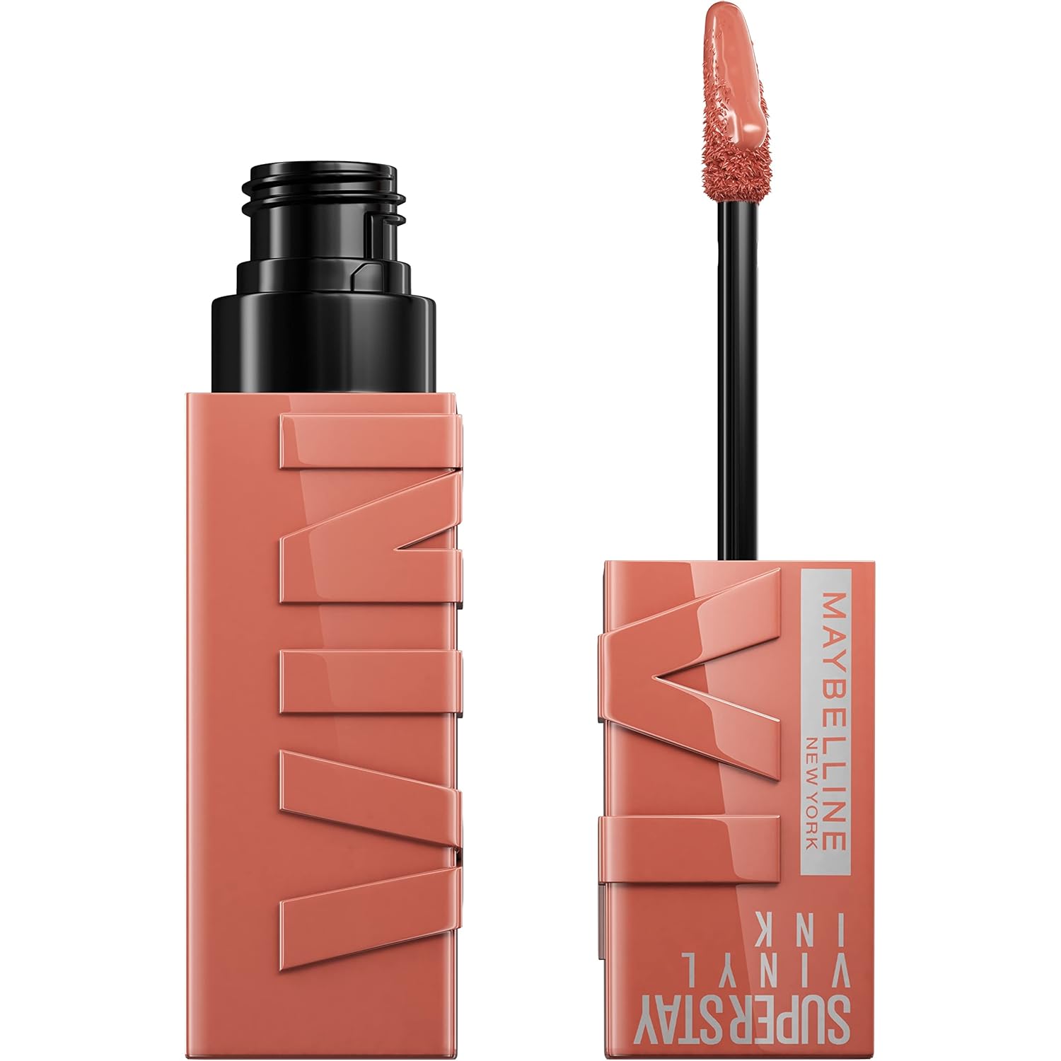 Maybelline Super Stay Vinyl Ink Longwear No-Budge Liquid Lipcolor Makeup, Highly Pigmented Color and Instant Shine, Royal, Deep Wine Red Lipstick, 0.14 fl oz, 1 Count
