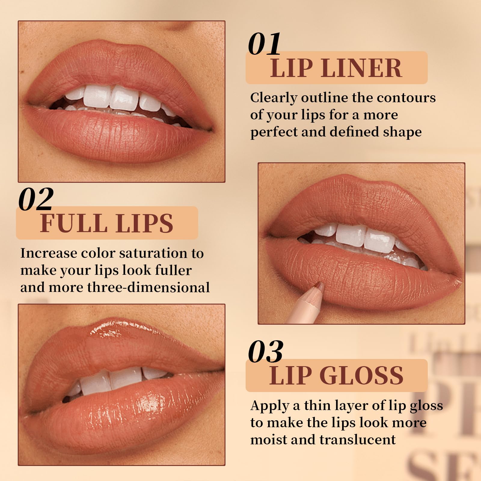 Petansy Matte Lip Liner Set,12 Colors Long Lasting Waterproof Nude Lip Liner Pencil Set,Smooth and High Pigmented Natural Lip Makeup Pencil,Matte Makeup Lipliners