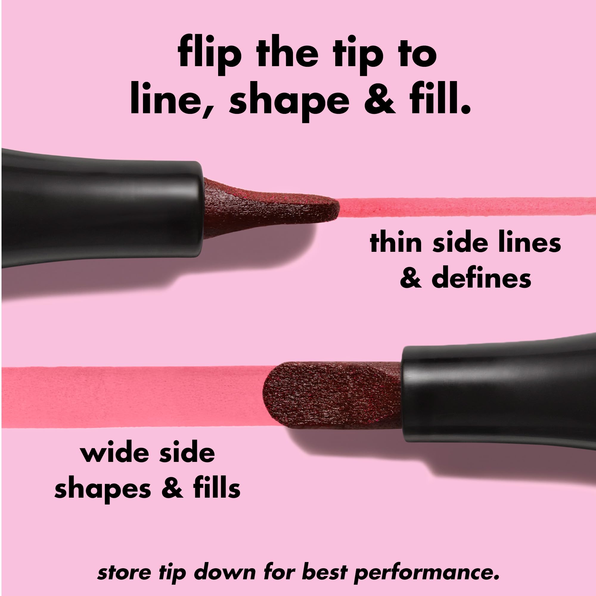 e.l.f. Main Stain Lip Marker, Lip Stain to Line, Define, Contour & Fill for Long-Lasting & Transfer-Resistant Color, Vegan & Cruelty-Free, Rose Macaron