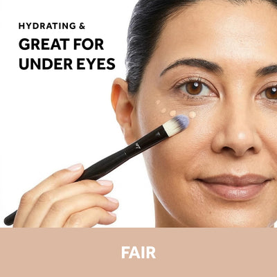 No7 Lift & Luminate Triple Action Serum Concealer - Fair - Anti Aging Liquid Concealer Makeup for Blemishes & Dark Circles - Medium to Full Coverage Concealer for Face (8ml)