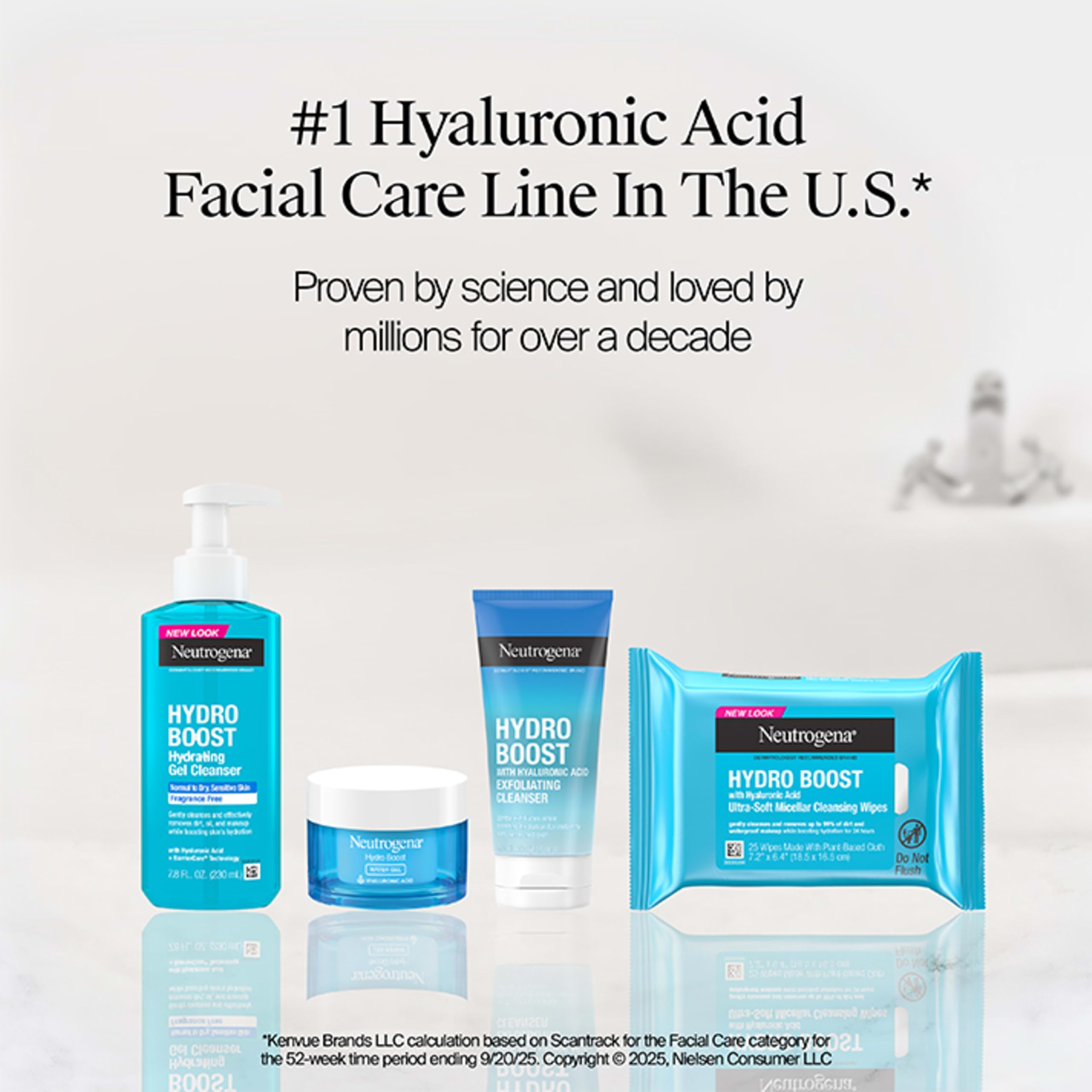 Neutrogena Hydro Boost Hydrating Serum for Face with Purified Hyaluronic Acid Lightweight Oil Free Non Comedogenic Moisturizing Serum for Smooth, Supple Skin, 1.0 fl oz