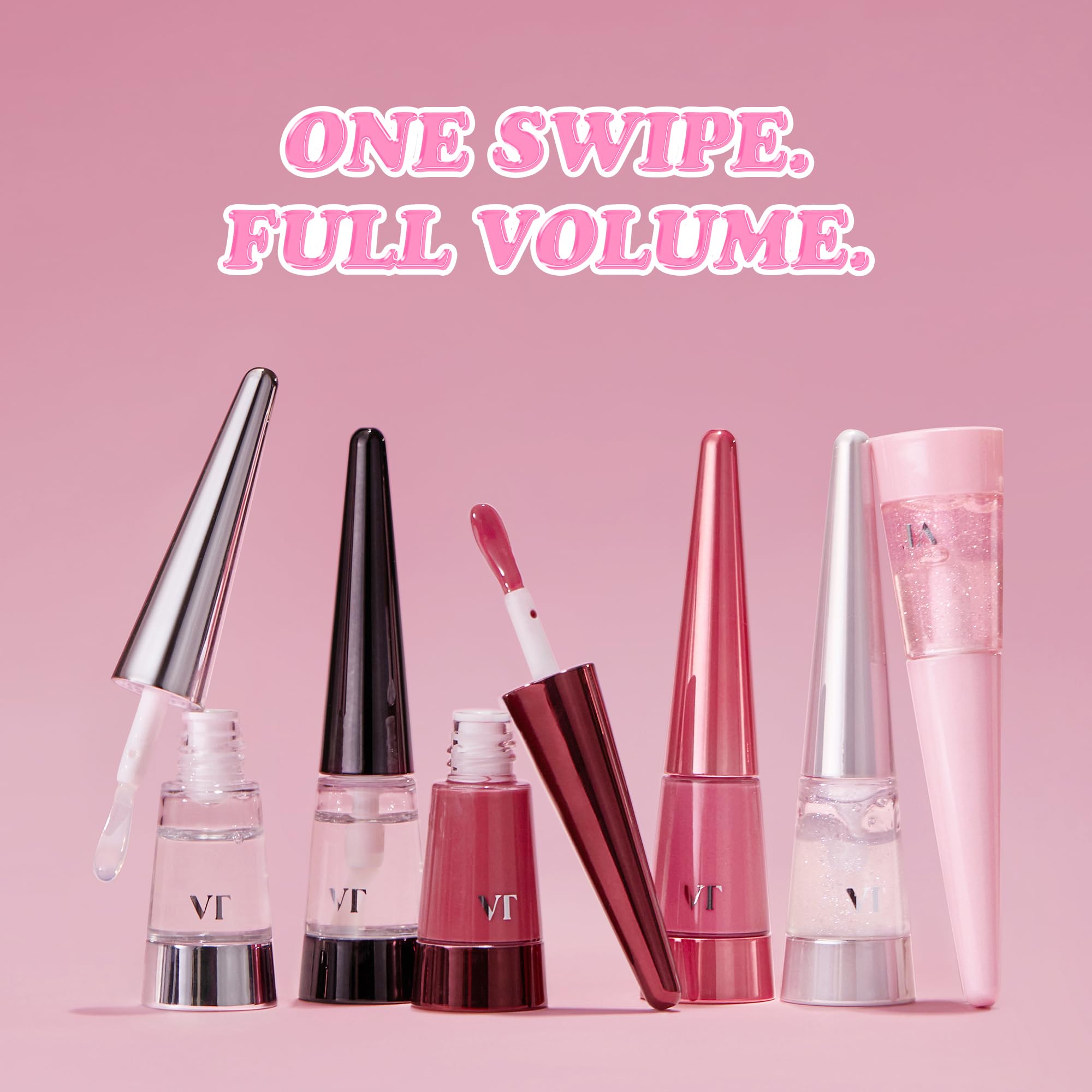 VT COSMETICS Reedle Shot Lip Plumper in Usagi Pink, Hydrating Plumping Lip Gloss, High Shine Finish, Infused with Jojoba Oil & Hyaluronic Acid, Korean Beauty Makeup, 0.15 oz.