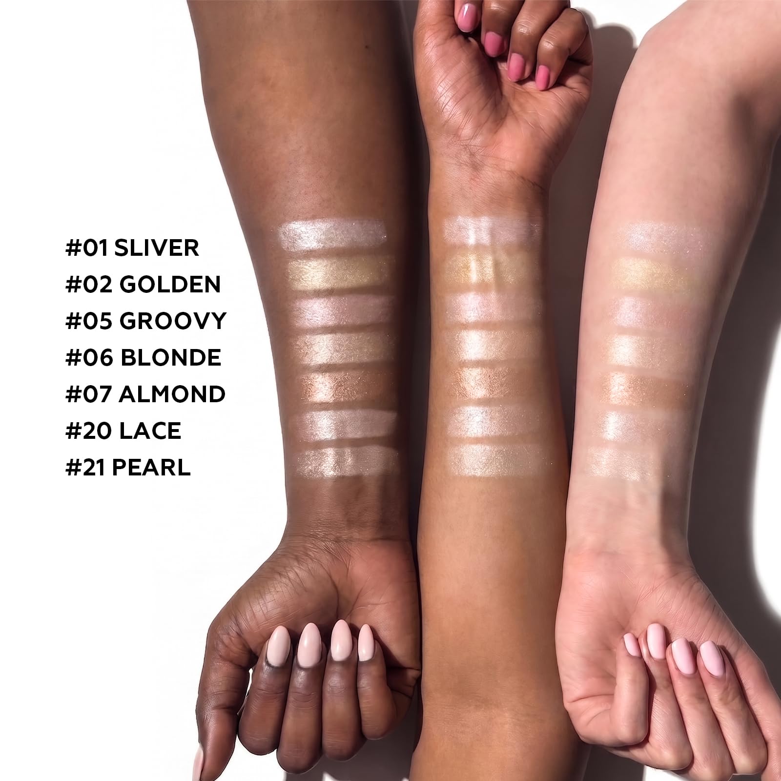 FOCALLURE Cream Highlighter Stick – Shimmer Illuminator Pen, Non-greasy Long-lasting Glow Stick, Lightweight Buildable Makeup for Face & Body, Easy Blending Strobing Cosmetic (BLONDE)