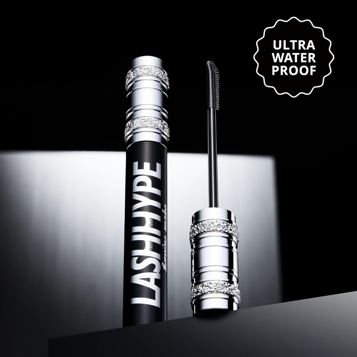 HEROINE MAKE by KISSME Lash Hype, Long-Lasting 3D Lashes for Lift & Define Mascara, Black