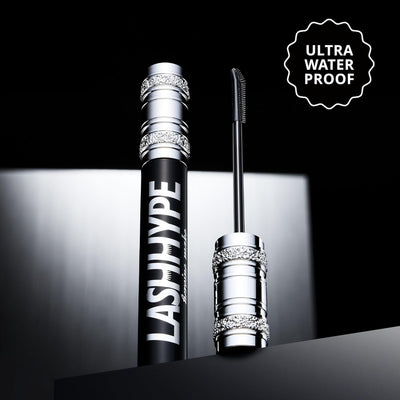 HEROINE MAKE by KISSME Lash Hype, Long-Lasting 3D Lashes for Lift & Define Mascara, Black