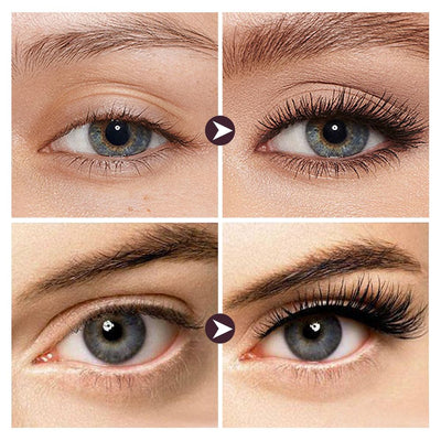 2pcs Iron Wand Mascara, 2026 Upgraded Waterproof Black Washable Metal Mascara, Metal Rod Mascaras, Long Lasting Lash Extensions Mascaras, Metals Wand Mascar, 3D Curling Eyelash Iron Mascar (Black)