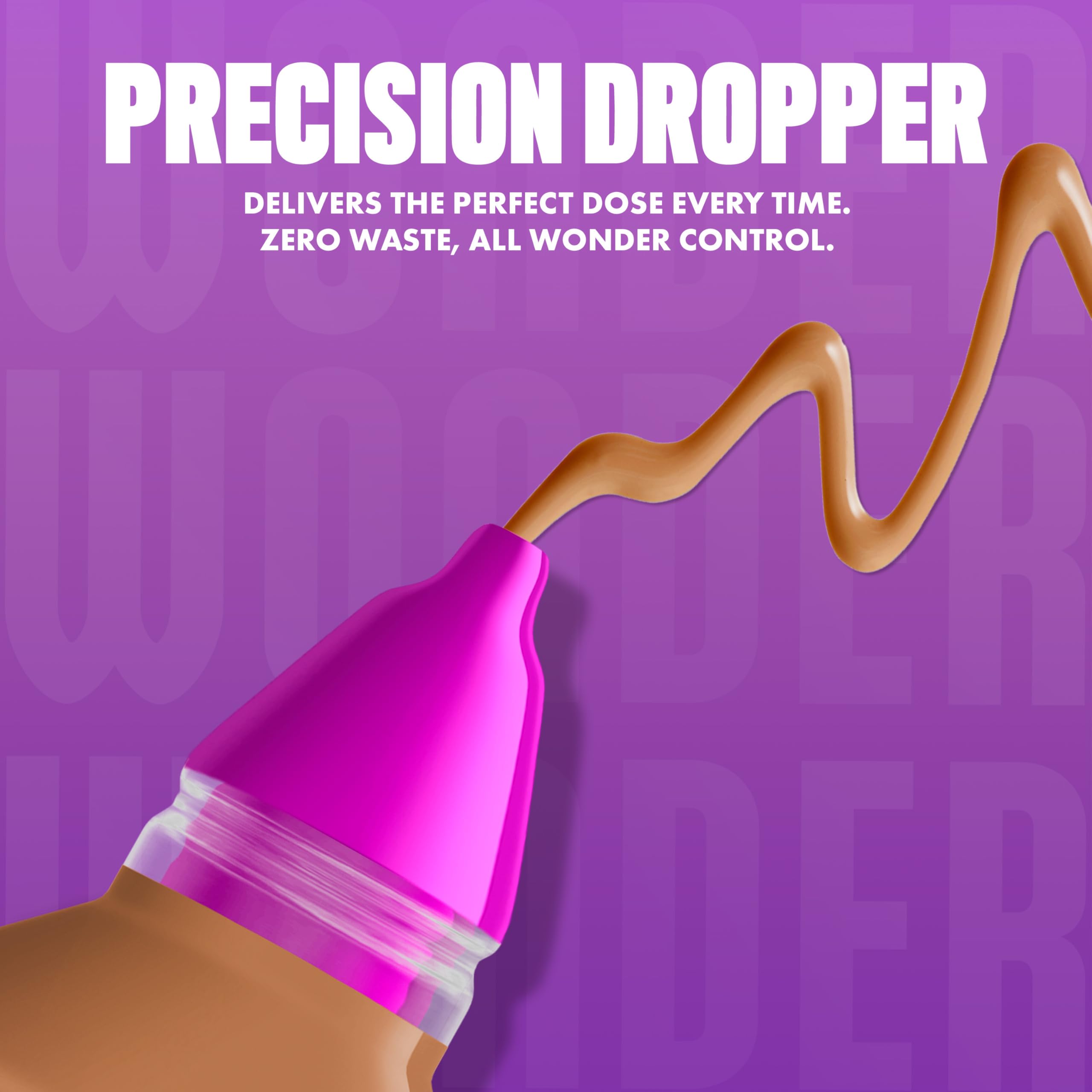 NYX PROFESSIONAL MAKEUP Make 'Em Wonder Liquid Foundation, 24HR Foundation Makeup With A Soft Matte Finish, Buildable Full Coverage - 28 Cinnamon