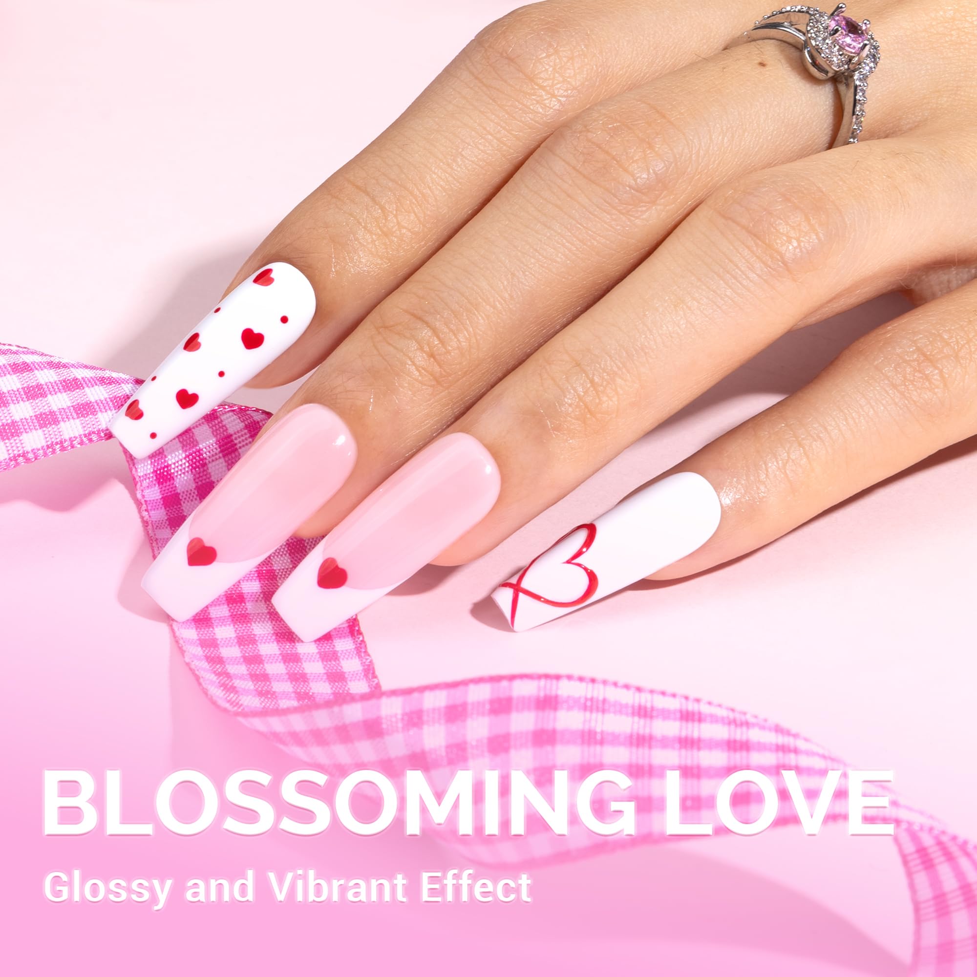 MelodySusie Thick Snow White Gel Nail Polish,15ML Soak Off UV LED White Gel Polish Christmas Gift for Women Nail Art Manicure Salon DIY Nail Design Decoration at Home-479
