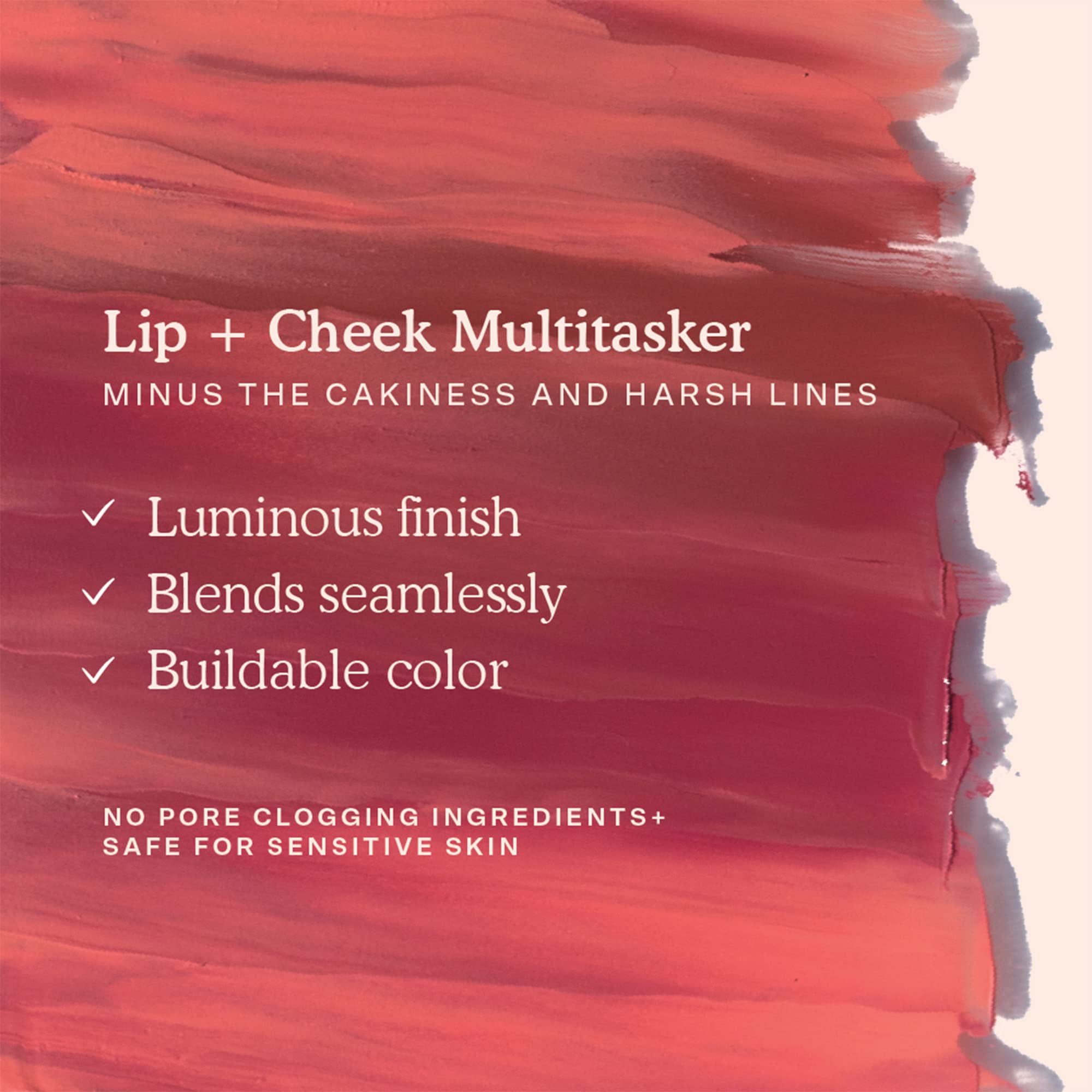 Tower 28 BeachPlease Cream Blush + Tinted Lip Balm - Multi-Use Lip Tint + Dewy Blush for Cheeks With Aloe Vera + Green Tea - Vegan, Non-Comedogenic Makeup for Sensitive Skin - Magic Hour (0.16 oz)