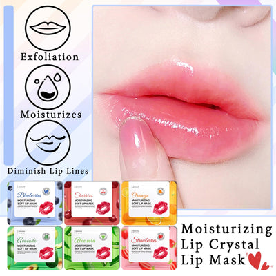 30PCS Moisturizing Lip Masks Set, Overnight Bulk Lip Patches, Long-lasting Hydrating Sleeping Lip Plumping Masks for Women