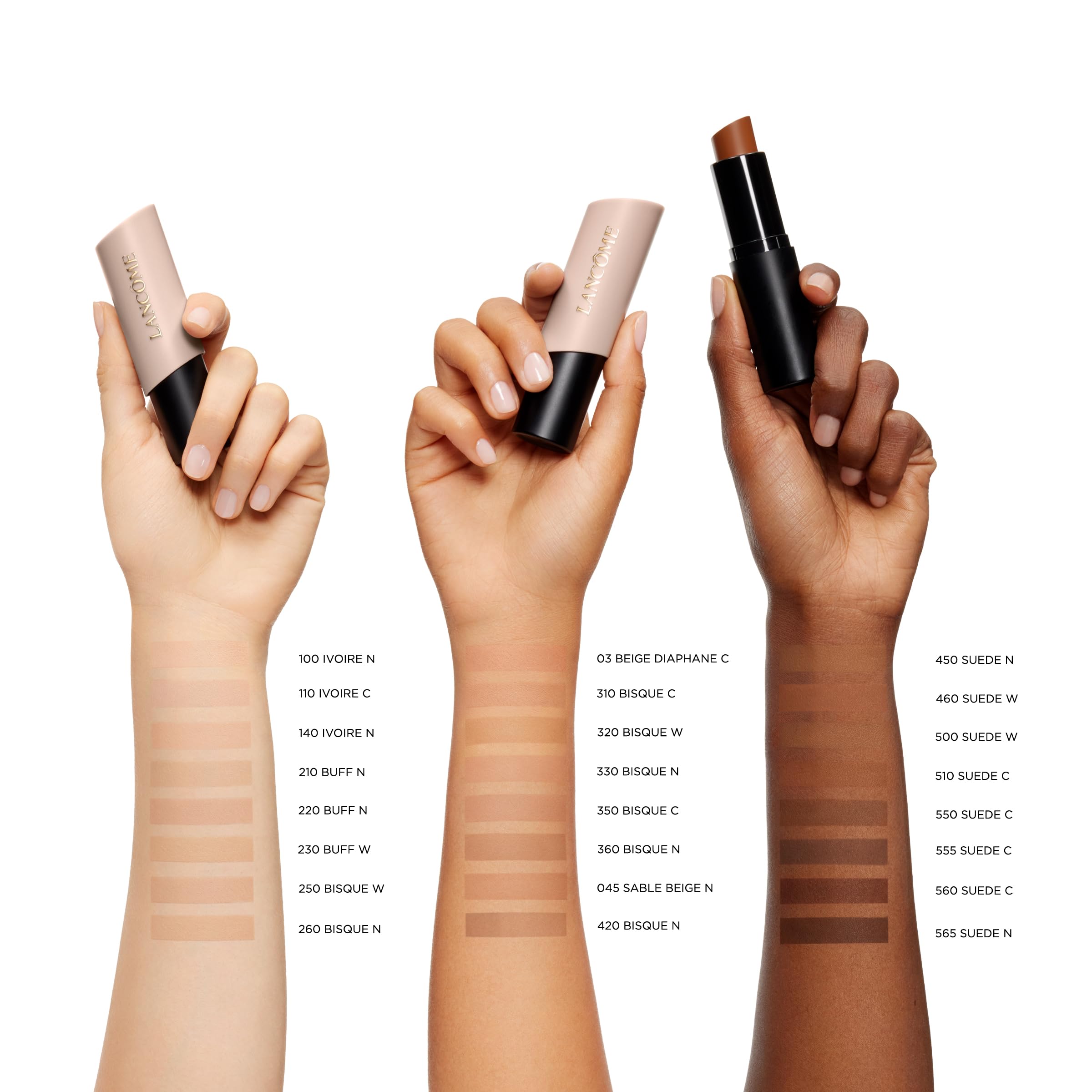 Lancôme Teint Idole Shape Stick, Multi-Use Foundation Stick, Concealer & Contour, Hydrating Medium to Full Coverage w/Natural Matte Finish, All Skin Types, 210 Buff Neutral