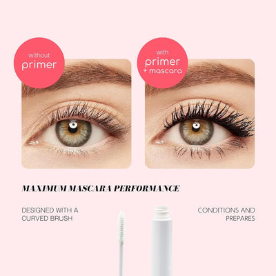 MOODSTRUCK EPIC Lash Primer | 10mL | White Lash Primer for Mascara | Curling and Lengthening | Lash Lift | Mascara Makeup Primer | Separates Lashes and Boosts Lash Look