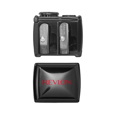 Revlon Universal Points Sharpener for Wooden & Plastic Makeup Pencils, Fits Small to Large Sizes, Easy to Clean, 1 Count (Pack of 2)