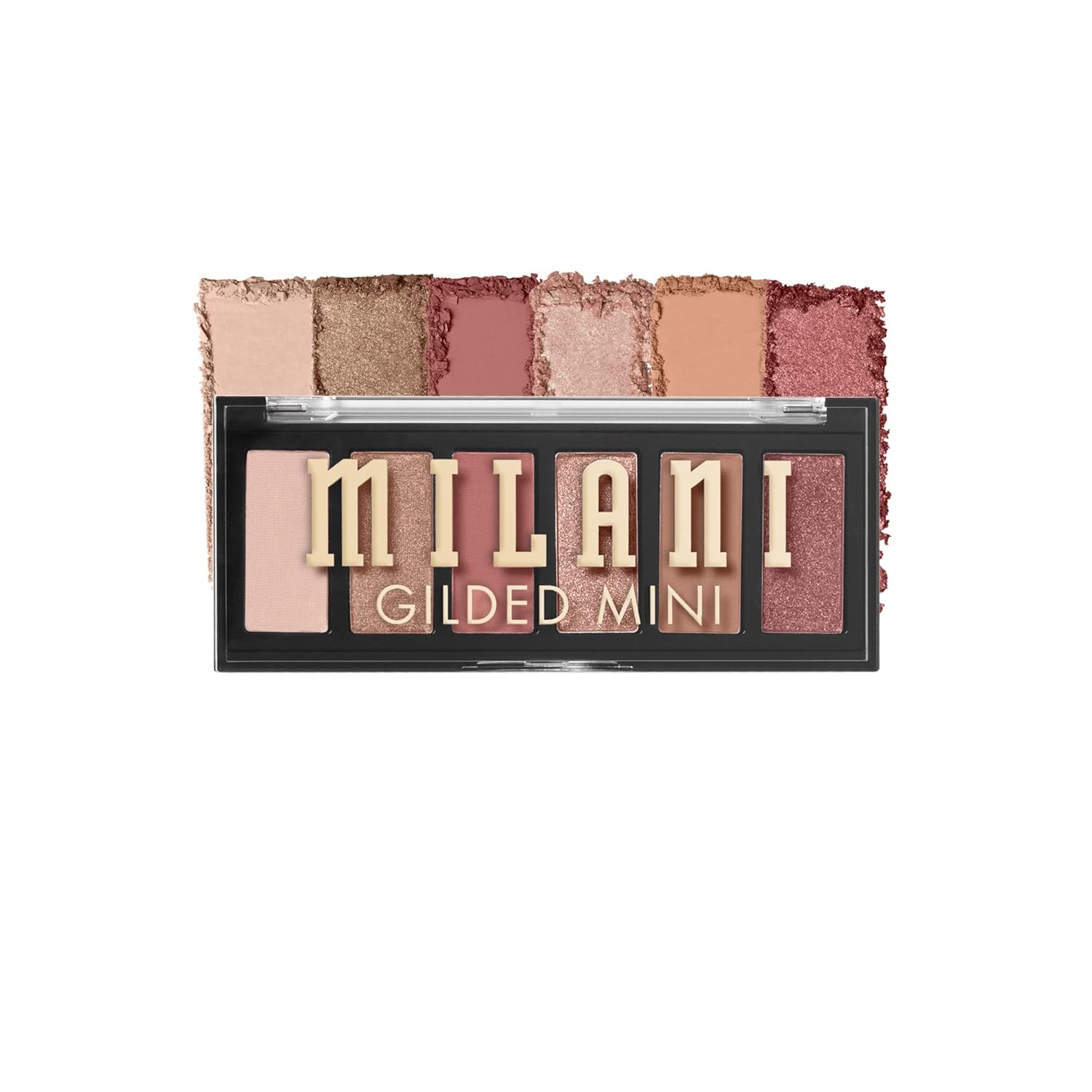 Milani Gilded Mini Eyeshadow Palette with 6 Matte & Shimmer Hues - Champagne Problems