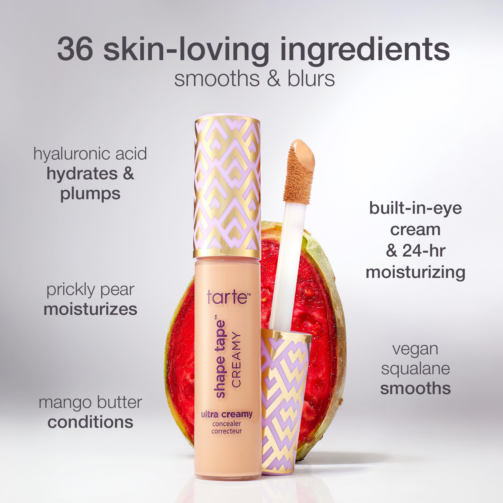 tarte shape tape creamy concealer – Full Coverage Makeup with Built-In Eye Cream, 24HR Hydrating Natural Moisturizing Matte Finish for Redness & Fine Lines, Vegan & Cruelty-Free, full size, 12S