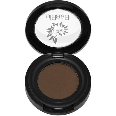 Eyebrow Powder, Organic Vegan 100% Natural, Fill-in Smudge Proof Brow Tint, Made in USA, Deep Brown