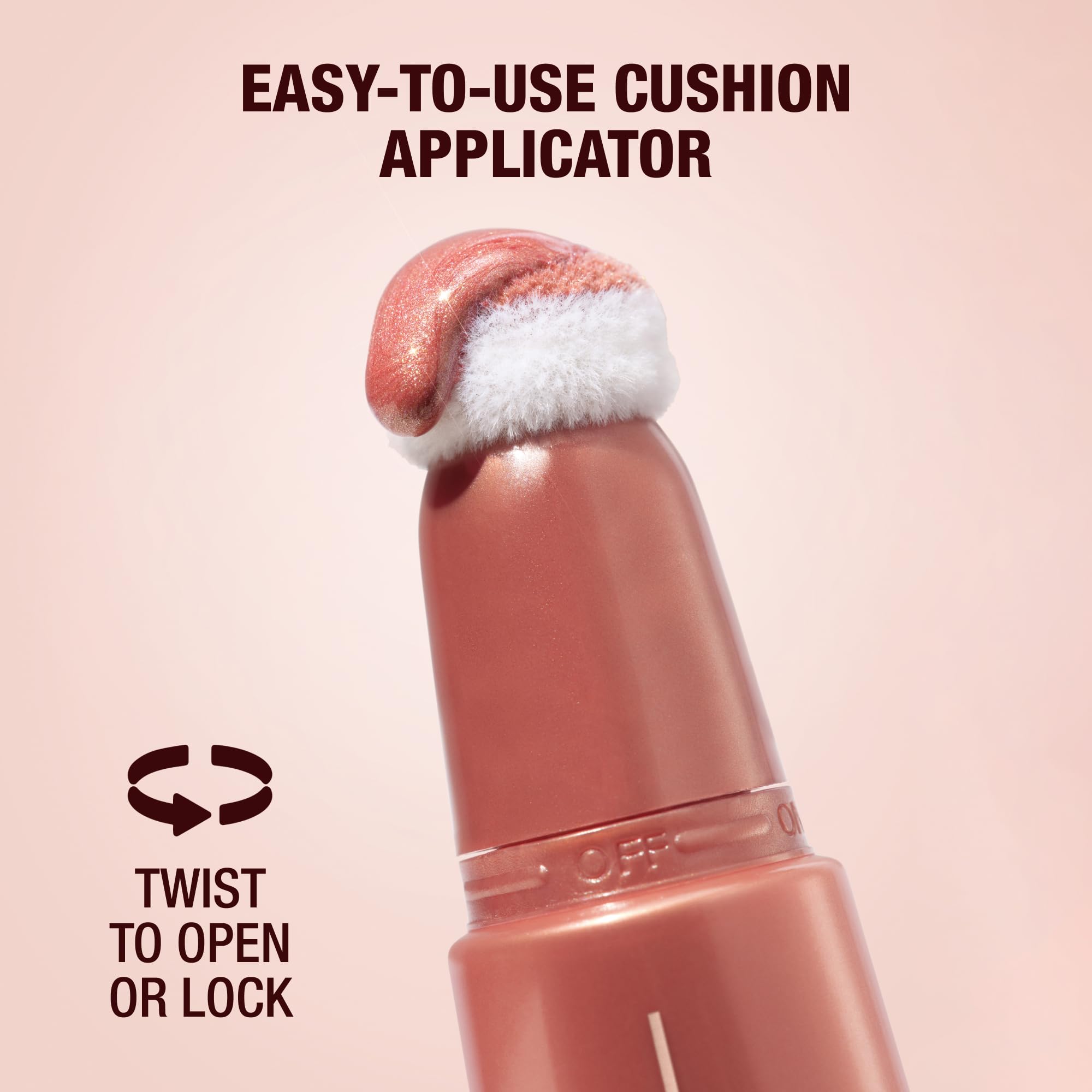 Charlotte Tilbury Glowgasm Beauty Light Wand Liquid Highlighter Makeup - Soft-Focus Pink Highlighter & Blush for Cheeks - Pearlescent, Weightless Radiant Finish - Pinkgasm