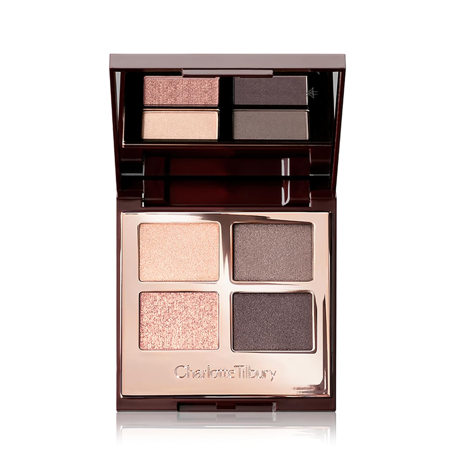 Charlotte Tilbury Luxury Palette Eyeshadow - Shimmer, Metallic & Satin Matte Eyeshadow Quad with a Rich Powder Formula - Includes 4 Complementary Shades