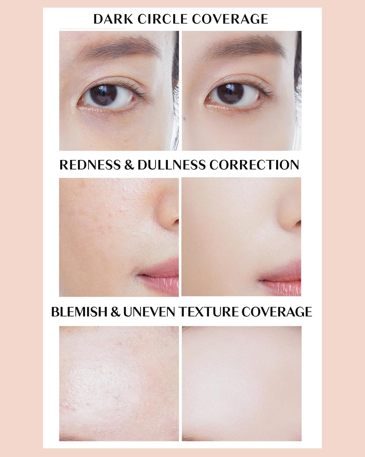 THESAEM Cover Perfection Concealer Palette 01 Cover&Correct - Multi Use 6 Colors Correcting Conceal Palette - for Dark Circles, Imperfections, Face Tone Corrector, Ideal for Fair to Light Skin