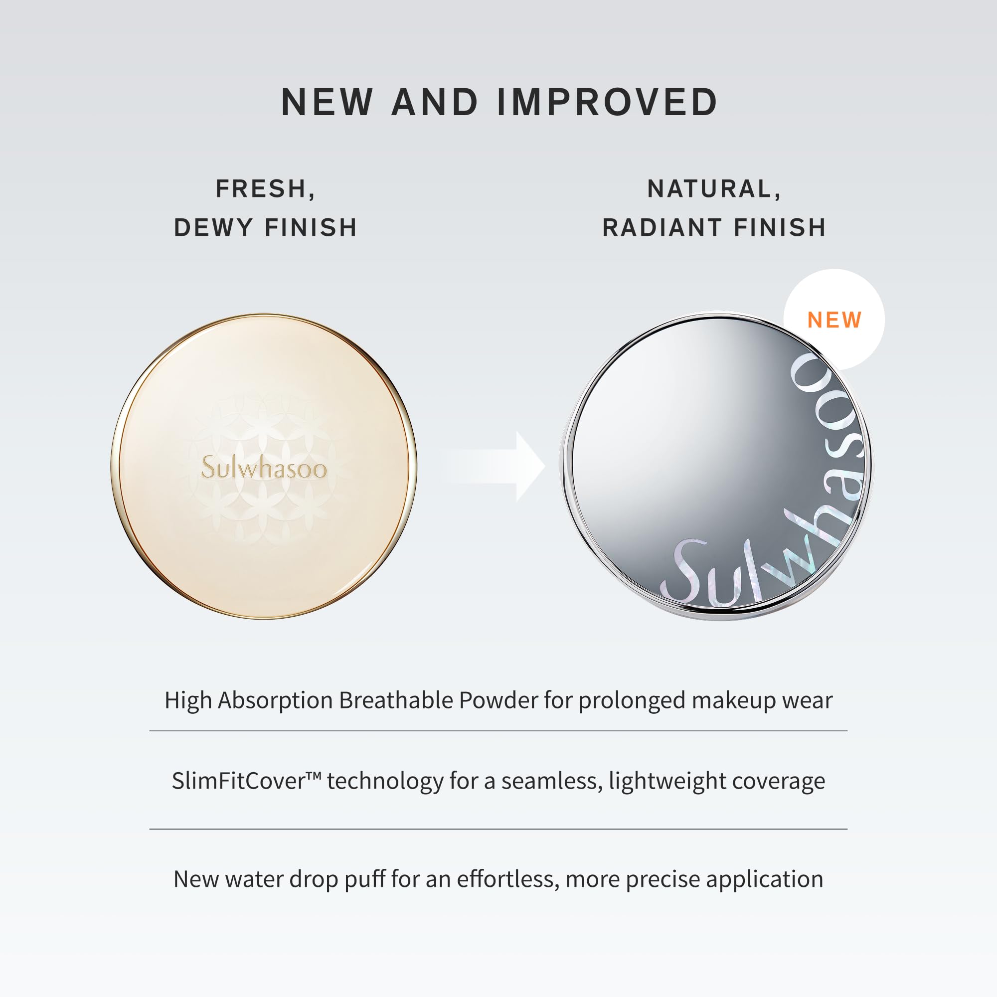 Sulwhasoo Perfecting Cushion SPF 46 | Evens Skin Tone & Blurs Imperfections | Enhance Natural Radiance | Semi-Matte Finish | Korean Herb Extract | Korean Makeup, 23 Sand