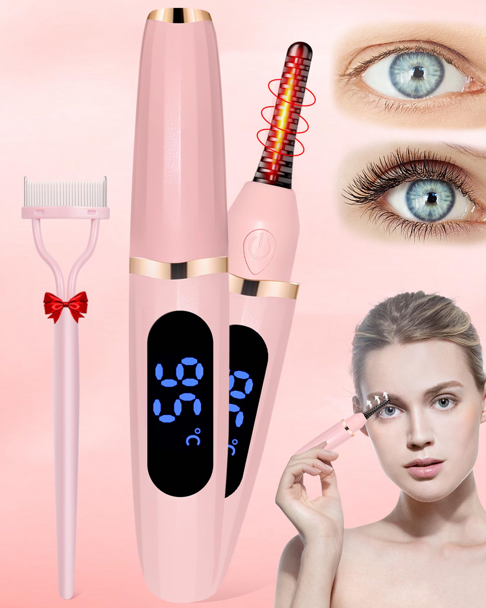 Heated Eyelash Curlers - Eye Lash Curler Heat