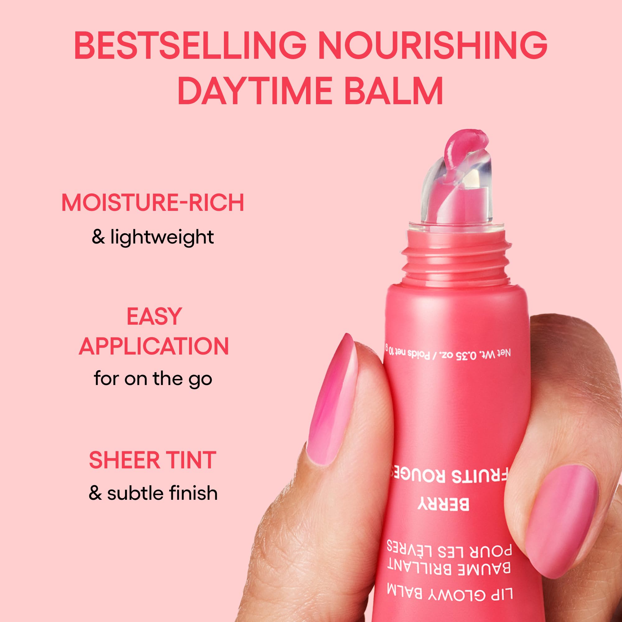 LANEIGE Lip Glowy Balm, Vanilla: Sheer Tinted Lip Moisturizer with Shea Butter, for Hydrating Shine & Soft Lips