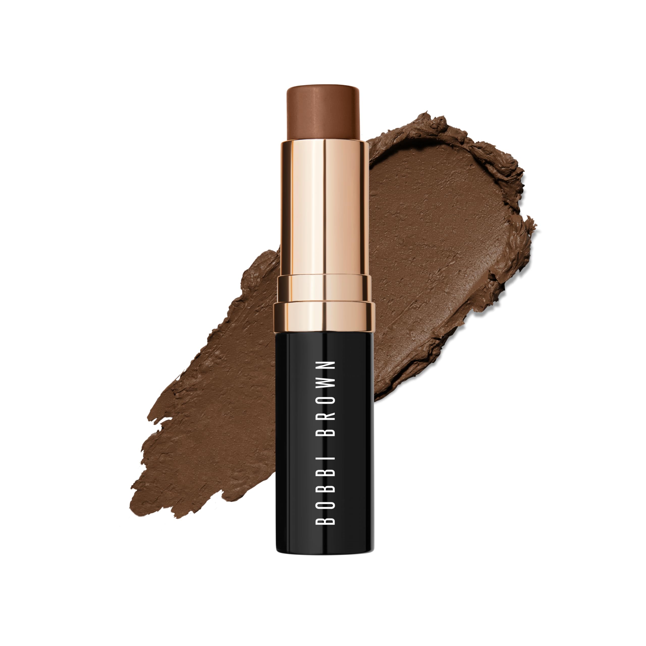 Bobbi Brown Skin Foundation Stick | Portable & Creamy with Medium-to-Full Coverage for Even-Toned Skin, 0.31 Ounce, Walnut W-098