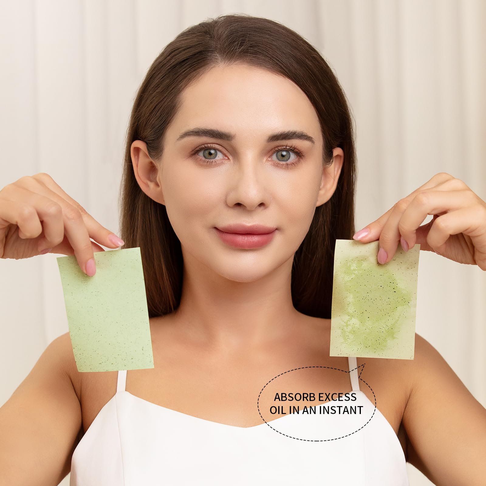 Teenitor Oil Blotting Sheets for Face, 600 Sheet Oil Absorbing Sheets for Face, Blotting Papers for Face Blotting Paper for Oily Skin, Oil Wipes for Face Oil Sheets, Oil Pads for Face Oil Control Film