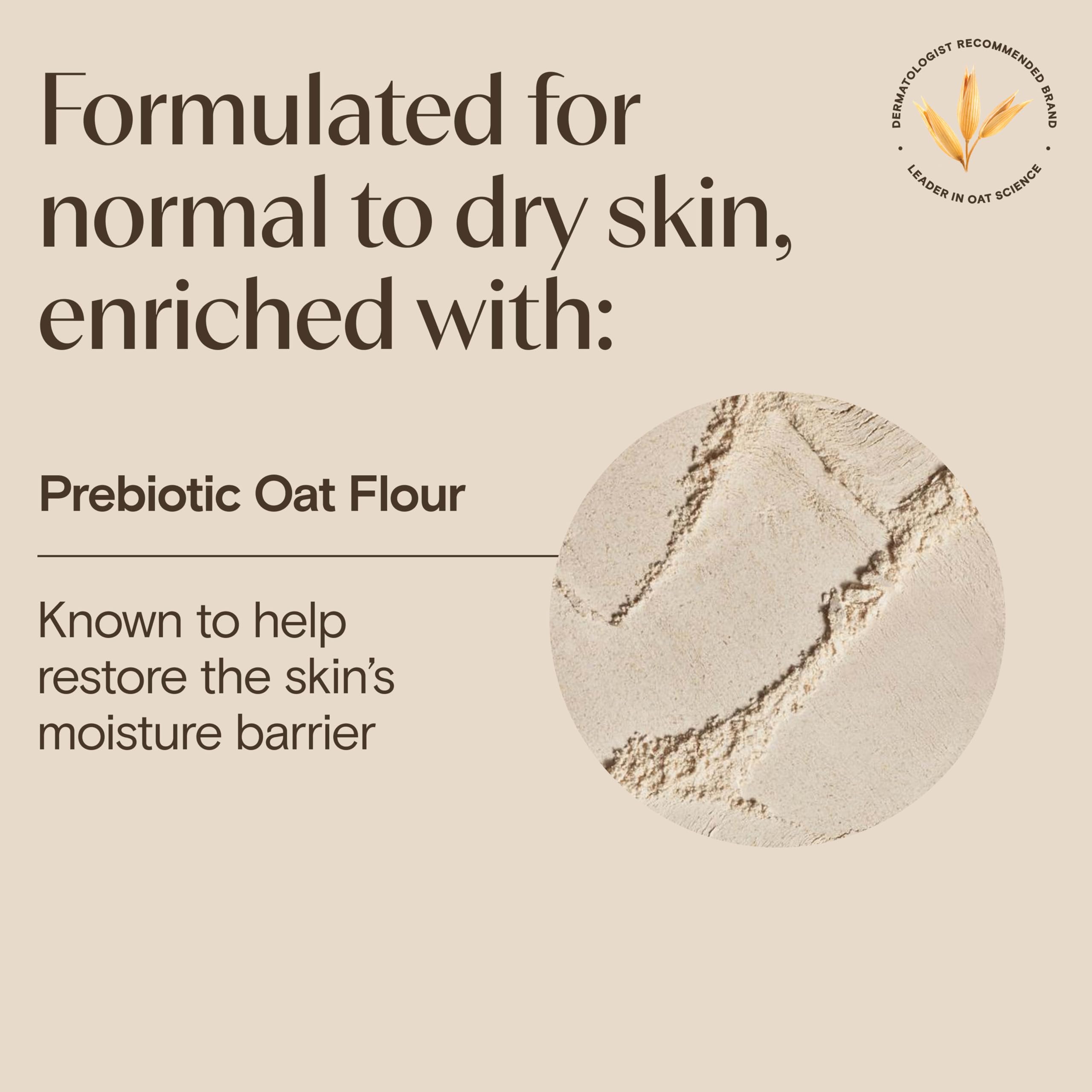 Aveeno Daily Moisturizing Face Lotion with Soothing Prebiotic Oat, Lightweight Non-Greasy Facial Moisturizer for Normal to Dry, Sensitive Skin, 24-Hour Moisture, Fragrance-Free, 5 Oz