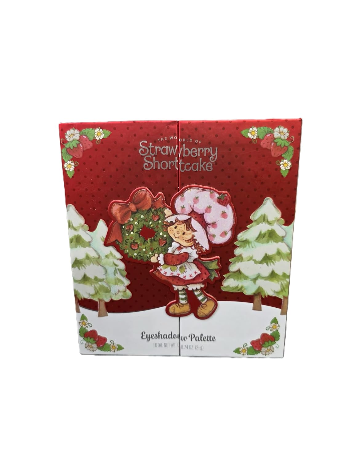 Taste Beauty Strawberry Shortcake Holiday Edition Eyeshadow Palette, 12 Shimmering Colors with Mirror, Angel Cake, Apple Dumplin, Butter Cookie, Berry-Inspired Shades