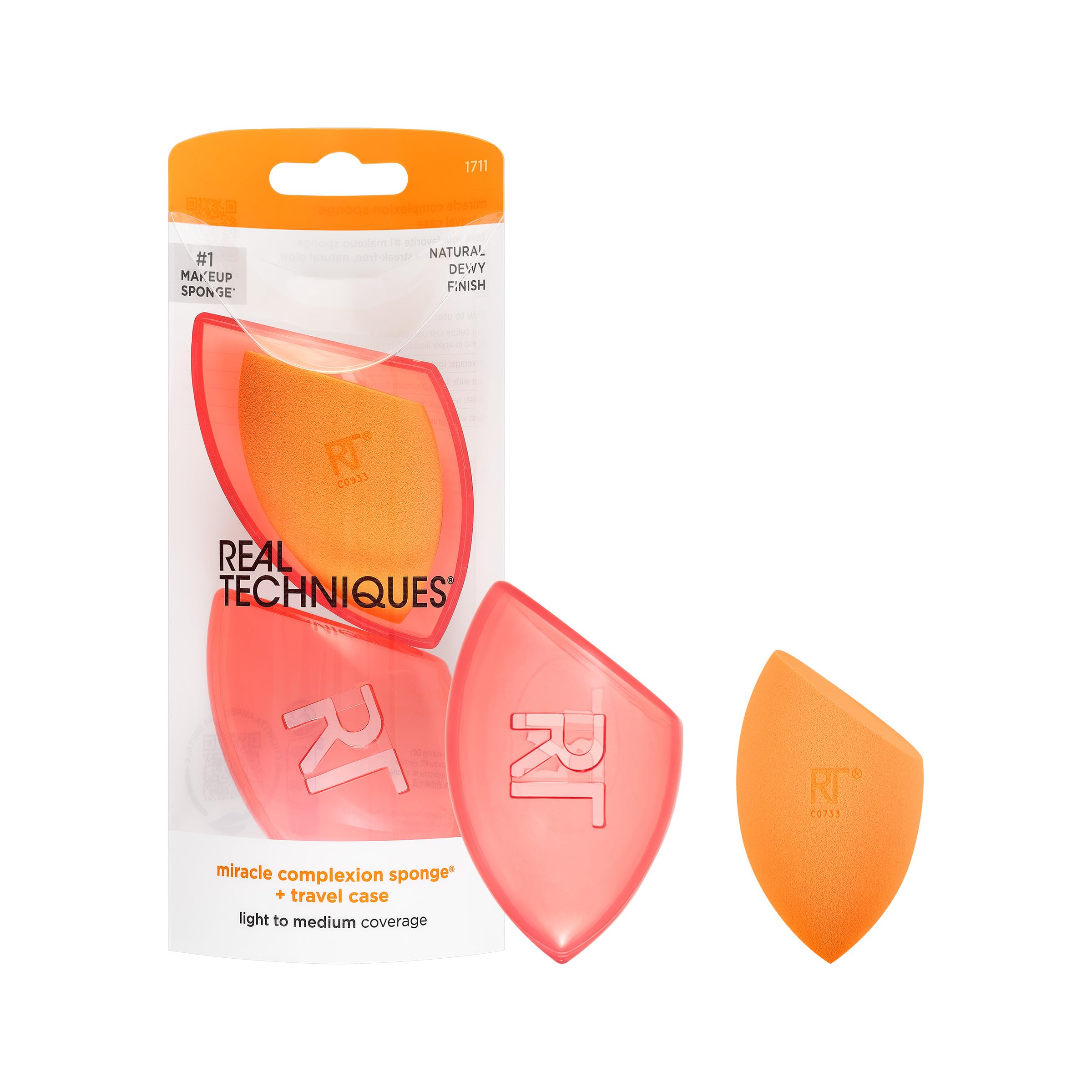 Real Techniques Miracle Complexion Sponge + Case (Packaging May Vary)