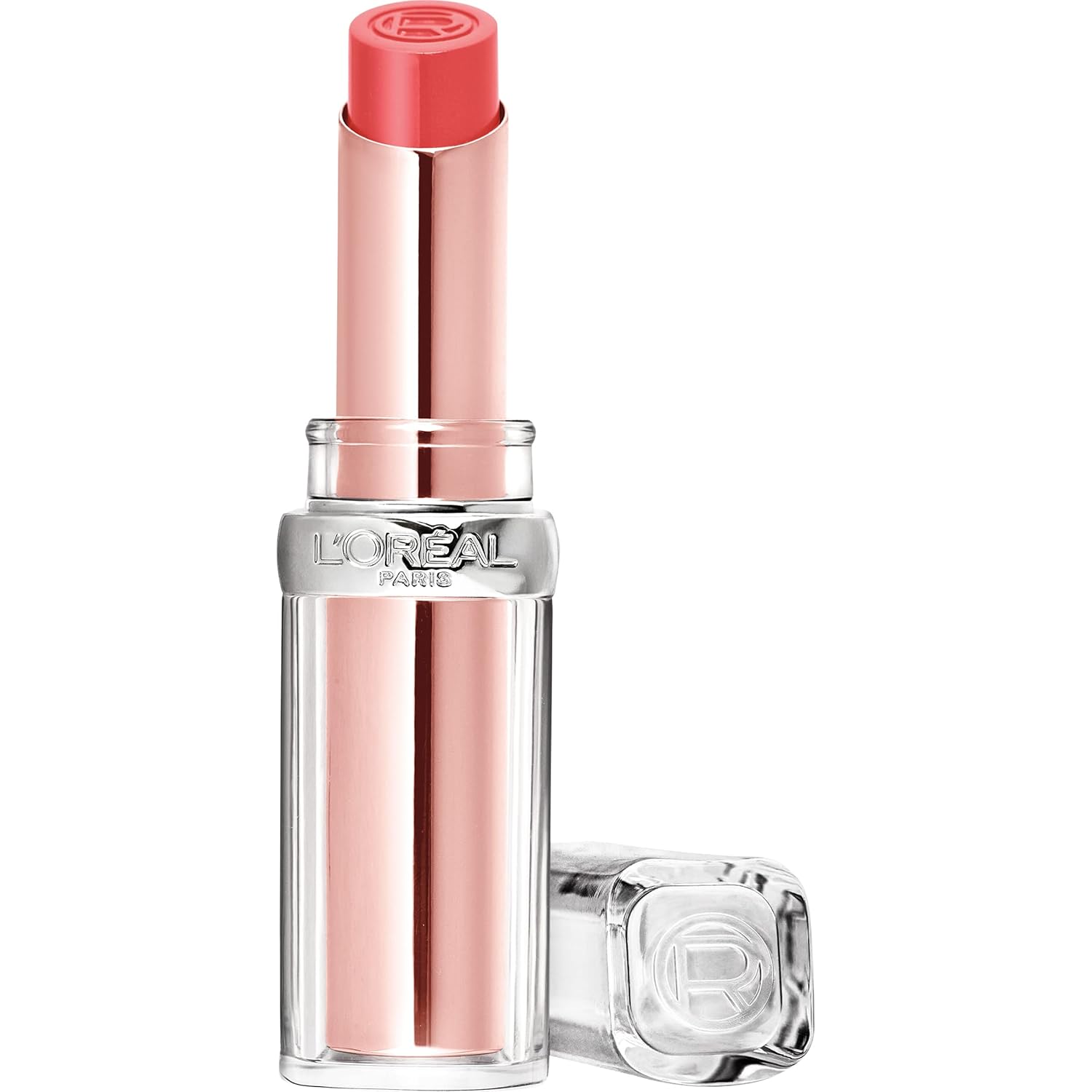 L'Oreal Paris Glow Paradise Hydrating Balm-in-Lipstick with Pomegranate Extract, Nude Heaven, 0.1 Oz