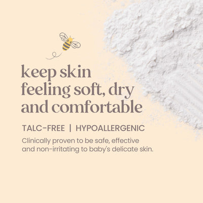 Burt's Bees Baby Dusting Powder, 100% Natural Origin Baby Powder Talc-Free, 7.5 oz. Bottle