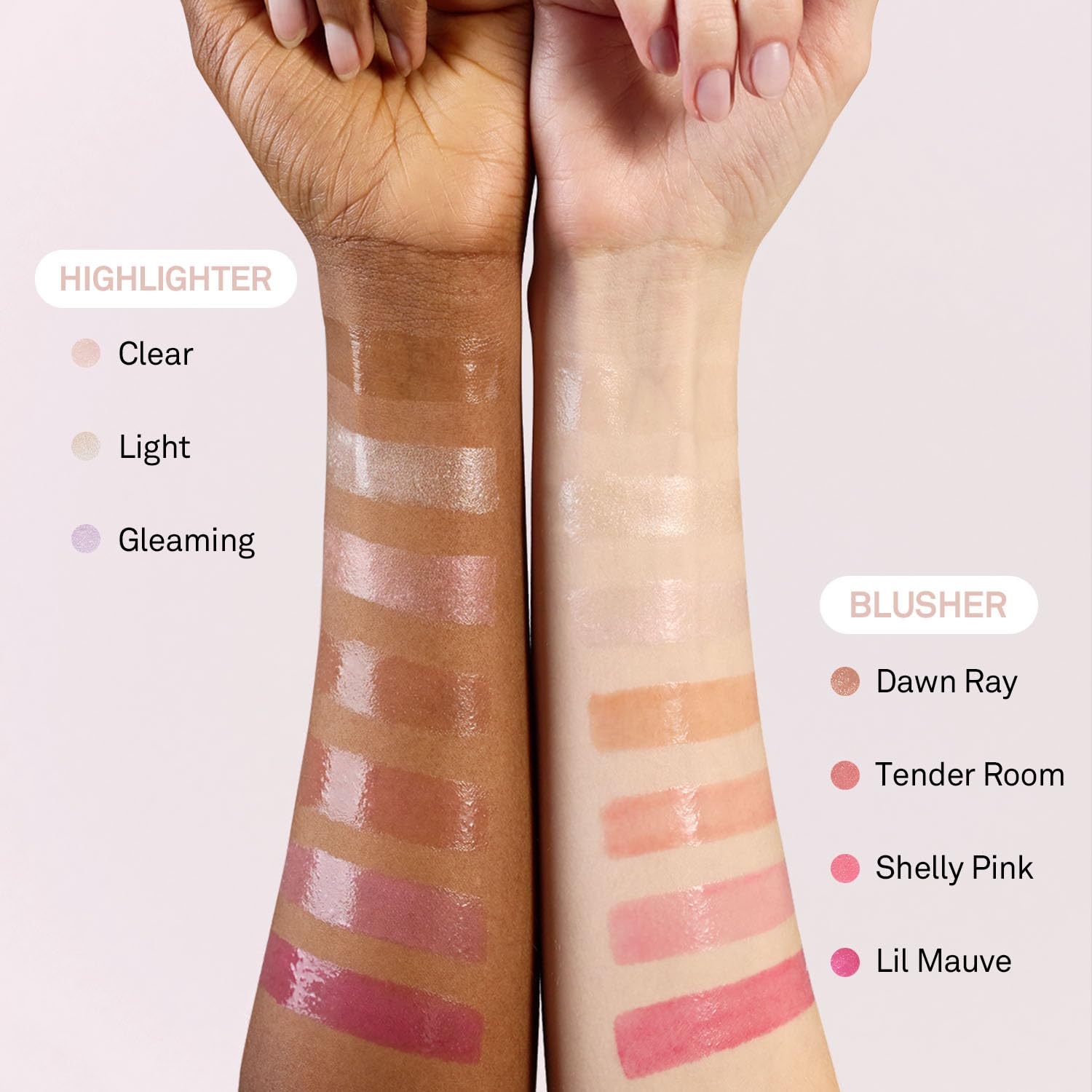 hince True Dimension Radiance Balm Korean Glass Skin Highlighter, with Squalane & Safflower Oil | Cream Blush, Eyeshadow & Lip Glow in One | Dewy Glass Skin Finish, No Parabens, 10g (CLEAR)