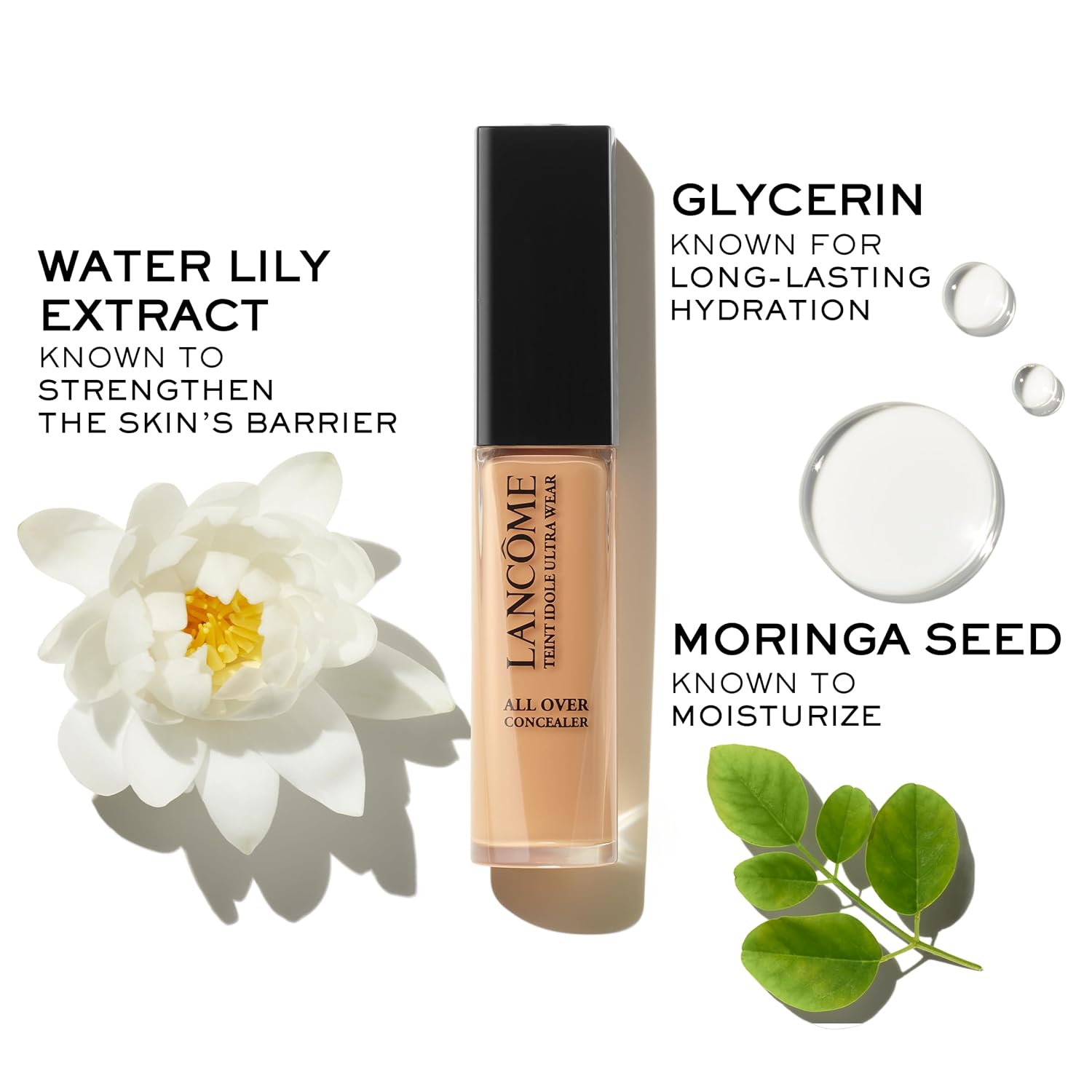 Lancôme Teint Idole Ultra Wear All Over Full Coverage Concealer - Natural Matte Finish & Lightweight Under Eye Concealer - Up To 24H Wear