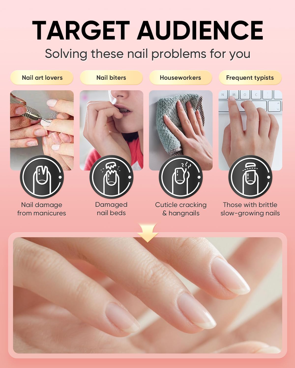 PACFE Velour Rosa Nail and Cuticle Oil - 100% Natural Plant-Based Treatment with Jojoba oil, Squalane & Vitamin E - Deep Hydration for Dry Damaged Nails & Cuticle - Non-Greasy, Rose Scent, 1.0 fl oz