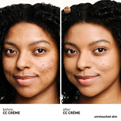 Erborian Color Correcting CC Cream with Centella Asiatica, Caramel - Light Multi-Purpose Facial Concealer with Illuminating Finish Soothes & Hydrates Skin - SPF Korean Skincare Skin Perfector - 1.5 Oz