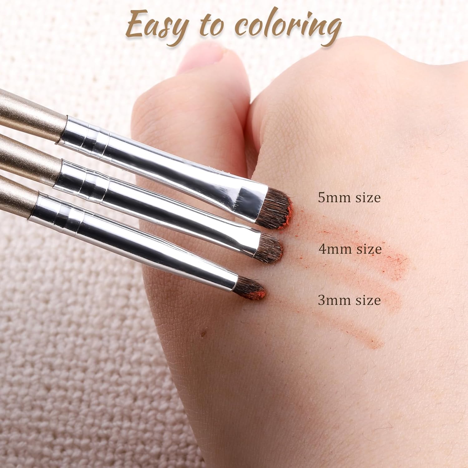 6 PCS Mini Eyeliner Smudge Brush Small Makeup Brush Eye Liner Brushes Fine Point Precision Eyeshadow Brushes for Gel Cream Liquid Concealer Eyeshadow