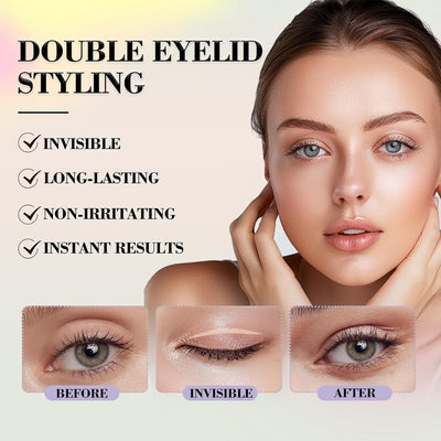 Eyelid Lifter Strips 480PCS, Invisible Double Eyelid Tape, Eyelid Tape for Hooded Eyes Invisible, Eyelid Tape, Instant Eye Lift Without Surgery for Hooded, Droopy, Uneven, Mono-Eyelids