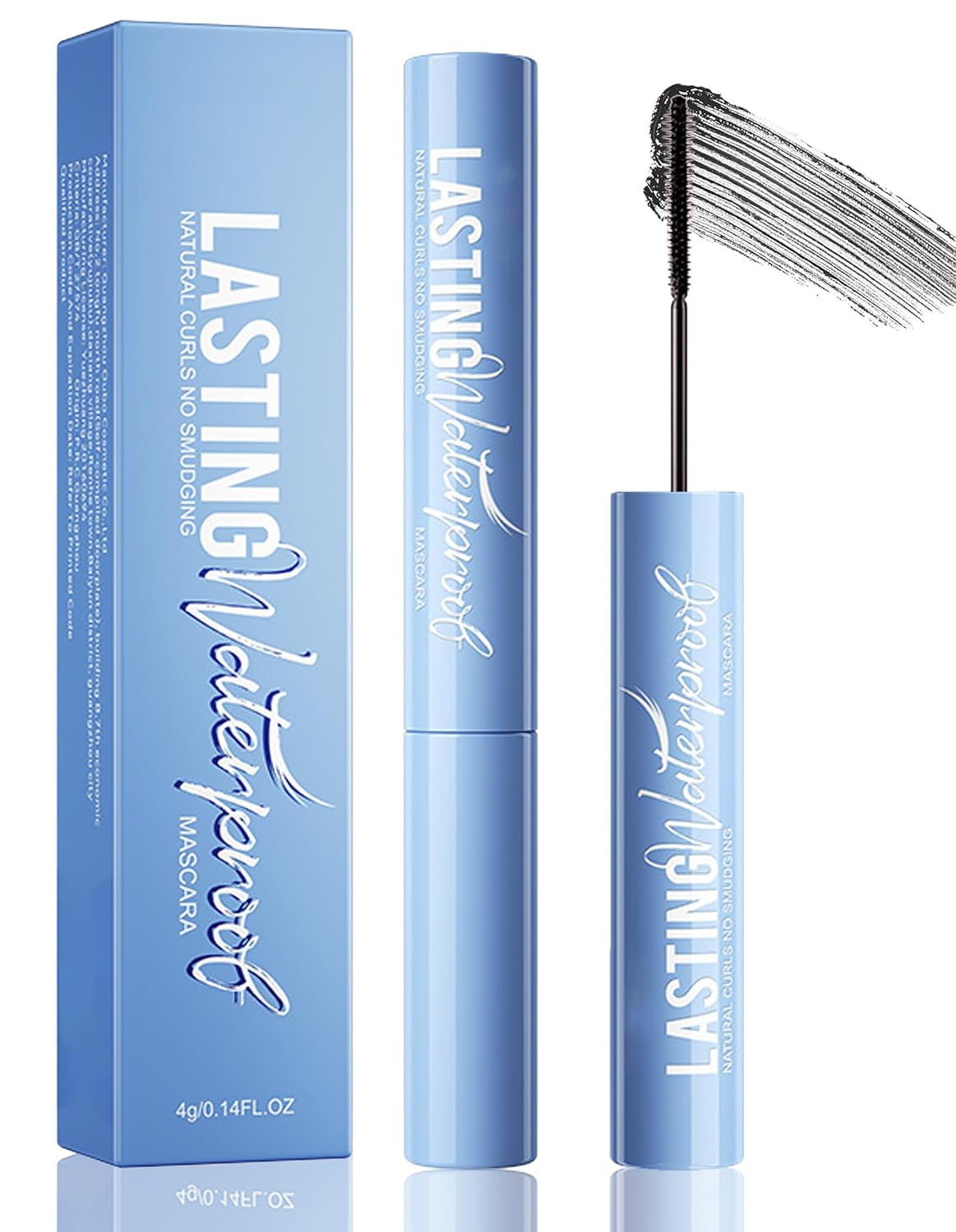 Black Mascara for Fine Short Lashes & Older Women – Smudge-Proof, Clump-Free, Natural Curling, Ultra-Fine Brush Take Care Of Every Tiny Eyelash, Quick-Drying, Easy Removal