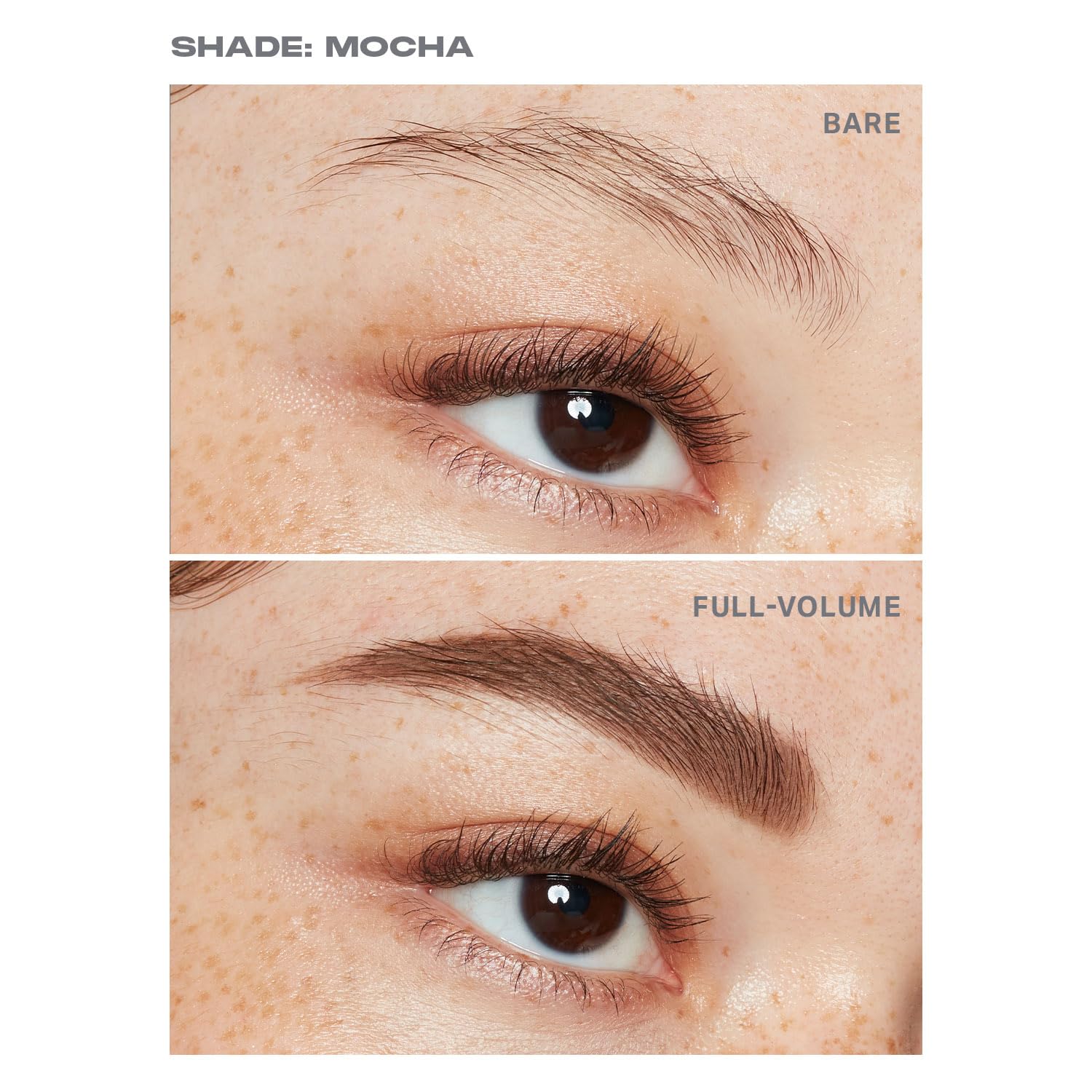 Morphe Brow Tease Eyebrow Gel Mousse - Volumizing Brow Gel to Tint, Thicken & Shape with 100% Natural Bamboo Fibers - Enriched with Conditioning Coffee Seed Oil - Mocha (0.16 fl oz)