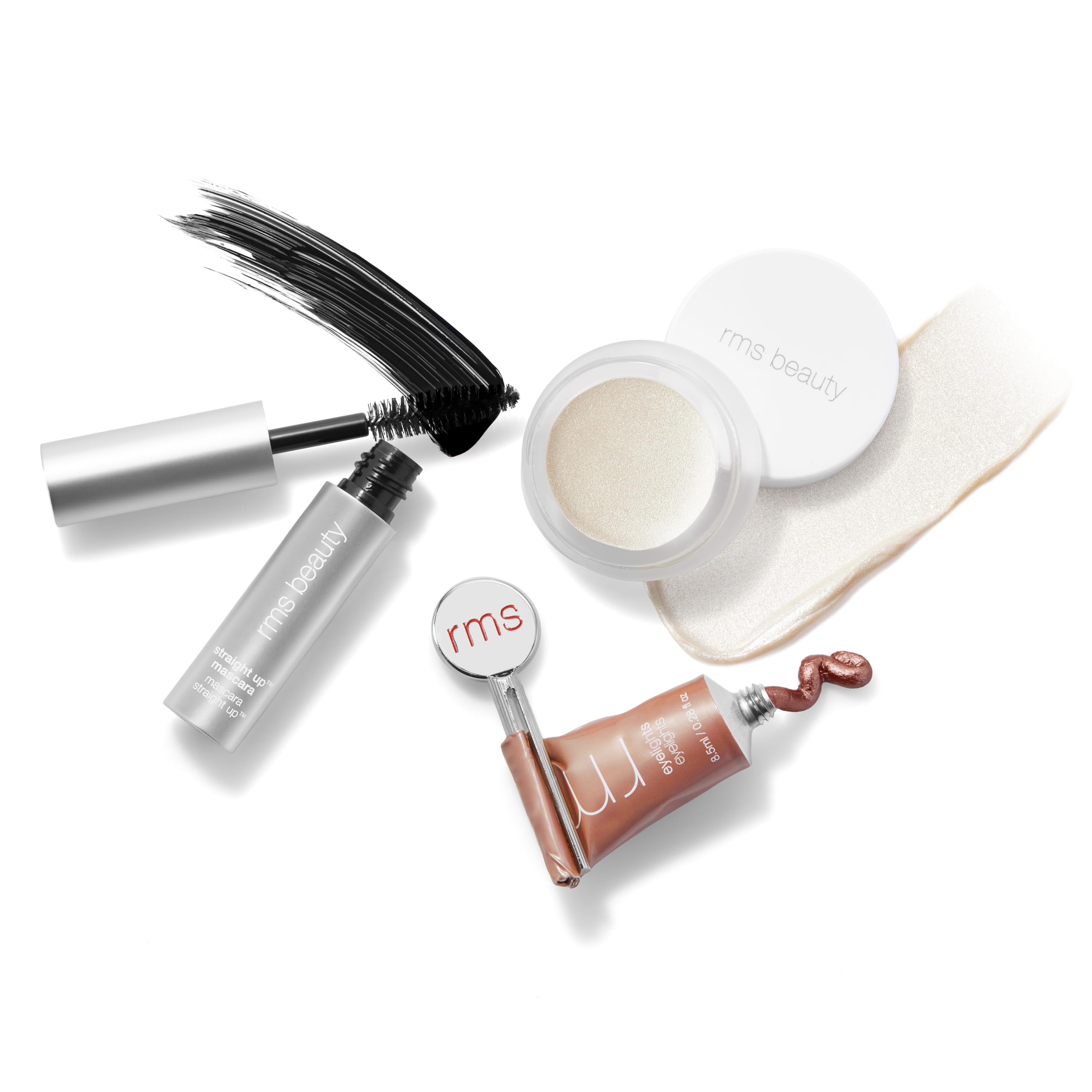 RMS Beauty Luminizer Natural Cream Highlighter Lightweight Radiance Enhancer Buildable Glow for Face & Body Hydrating 0.35 oz