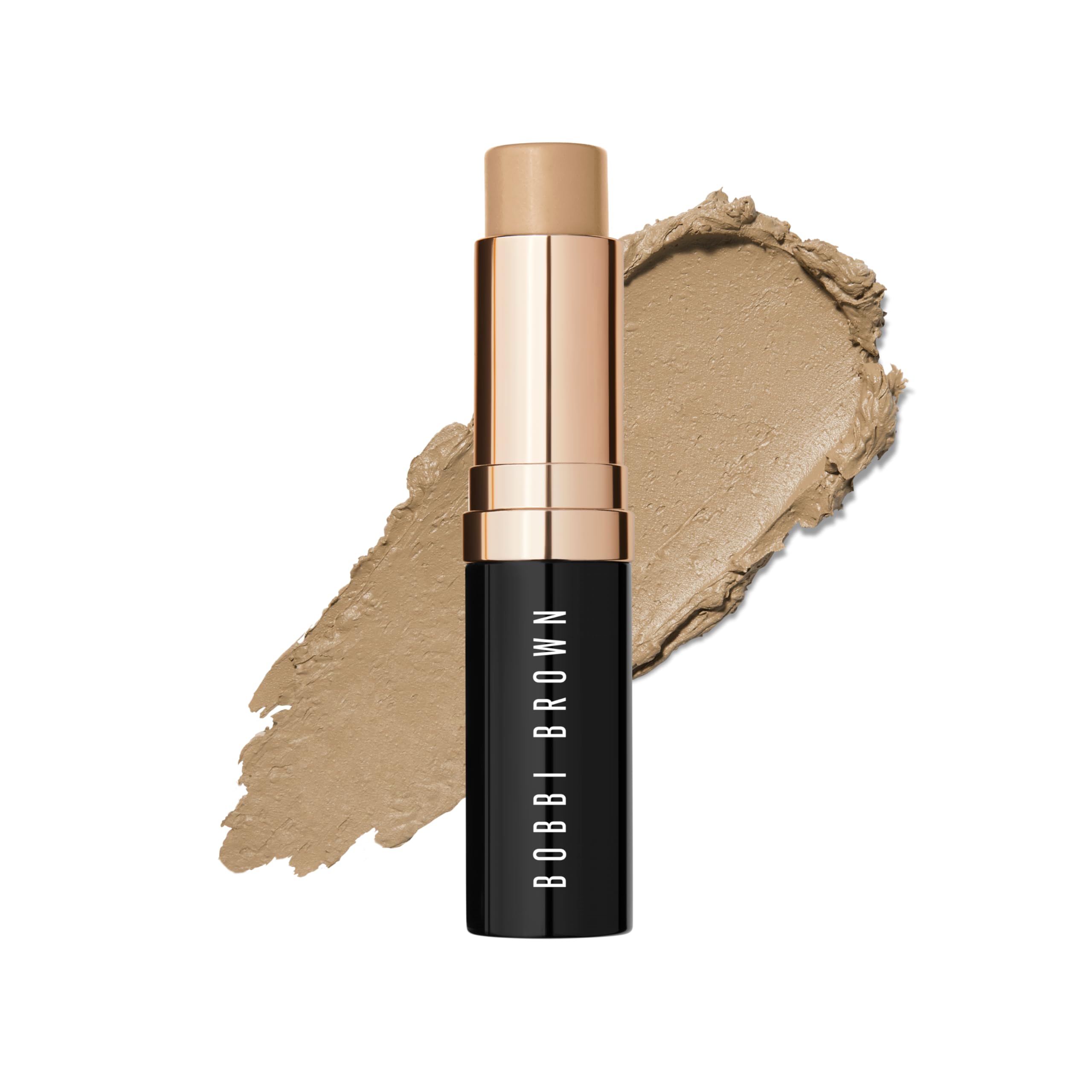 Bobbi Brown Skin Foundation Stick | Portable & Creamy with Medium-to-Full Coverage for Even-Toned Skin, 0.31 Ounce, Warm Beige W-046